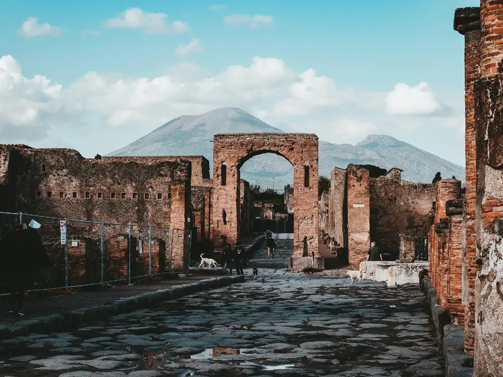 Pompeii ruins, a great day trip from Rome.