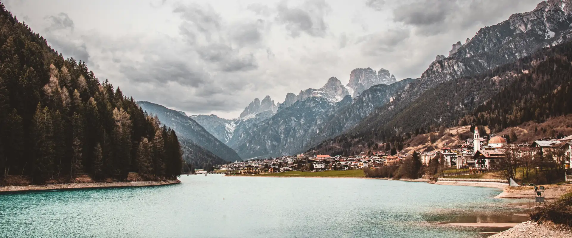 Italian Dolomites in the winter